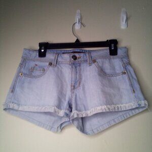 Stone Love Blue Jeans Shorts Juniors 9 Cheeky Light Wash Blue